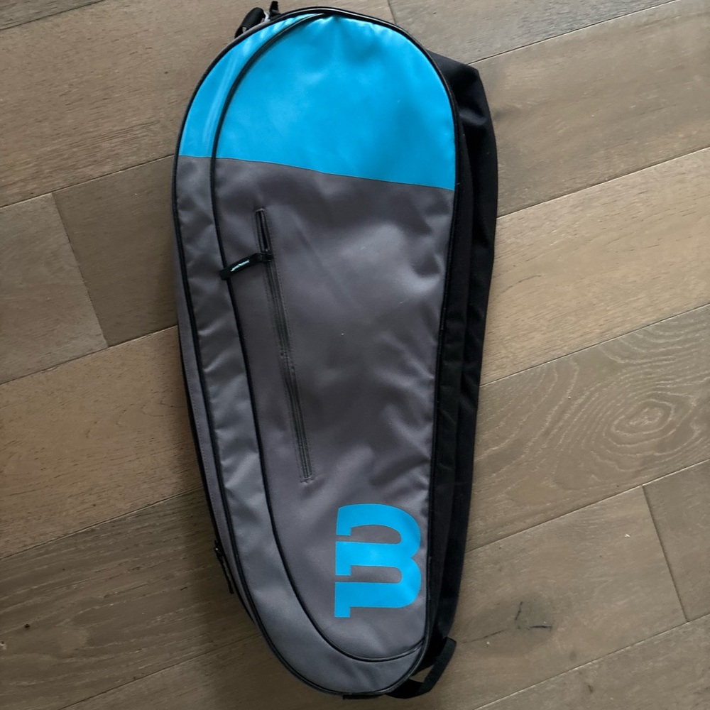 WILSON LIKE-NEW Blue and Gray Tennis Racket Bag